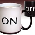 On/Off Coffee Mug: For Those Coffee Morning Enthusiasts