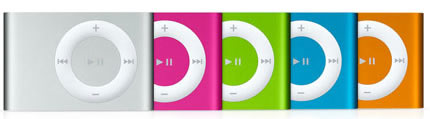 ipod shuffle color