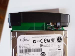 Small wires were in the way slightly, but no bother after inserting the drive.