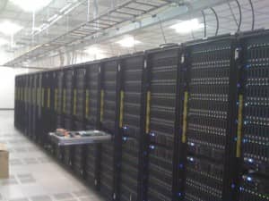 Typical isle of Dell servers at Carbonite.