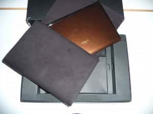 S101 in it's rather fetching suede case.