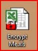 An encrypted file.