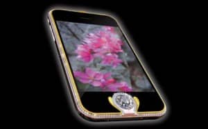 Diamond encrusted iPhone