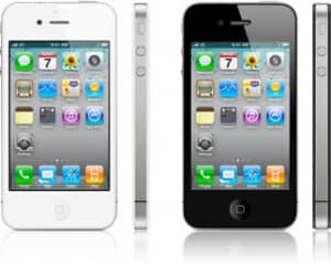 white iphone 4